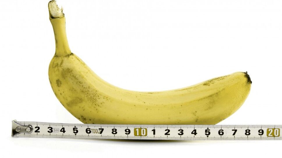 penis enlargement after gel enlargement using a banana sample
