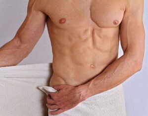 To warm a member compres of a hot towel