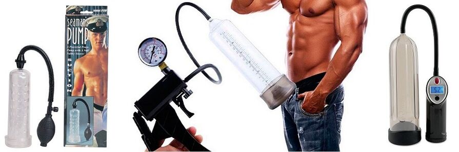 Pumps for penis enlargement
