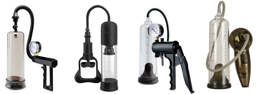 Vacuum pumps for penis enlargement